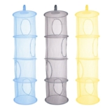 Hanging Mesh Storage 4 Bag Toy Basket for Kids Room Organization