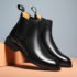 BNIB Clarks Ladies HAMBLE OAK Black Patent Leather Brogue Shoes
