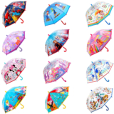 Kids Character Dome Umbrella Boys Girls Childrens Folding POE Panel Brolly