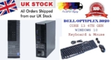 Windows 10 Computer Dell 3020 Desktop PC Intel Core i3 4TH GEN 8GB RAM 120 SSD