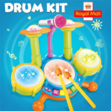 Kids Drum Kit Toy for 1-2 Year Old Boys Drum Set Baby Musical Instruments Gifts