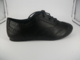 G2S Girls Matt Brogue black Flat Shoes UK 13 JS001 FF 10