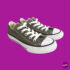 JOULES Brighton Trainers Pumps UK 5 & 7 White Navy Spot Bee Print  FREEPOST OD67