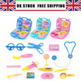 Kids Childrens Role Play Doctor Nurses Toy Medical Set Kit Gift Hard Carry Case