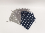 Jute Drawstring Jewellery and Gift pouches x 12 for Christmas and Birthday gift