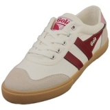 Gola Badminton Womens Fashion Trainers in Off White Cerise – 7 UK