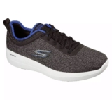 SKECHERS Men’s GOwalk Stability Progress shoe. Black/Blue. Sizes: UK 13. 15.