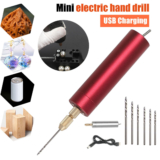 Portable Mini DC 5V Hand Drill USB Hole Punch DIY Small Jewelry Grinding Tool