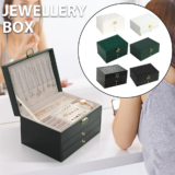 Large Jewellery Organizer Storage Necklace Storage Box Drawer Cabinet 2/3 Layer