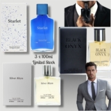 SET OF 3- Mens perfume Spray Perfume for Men Gift for Him Men Gift Set EDP 100ml