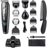 Hair Clippers &Beard Trimmer Grooming Kit–LED Display, Rechargeable, Wet&Dry Use