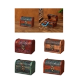 Wooden Jewelry Box Organizer Treasure Chest Storage Unique Gift Trinket Box