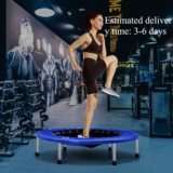 Adjustable Fitness Trampoline for Adults & Kids – Indoor Rebounder