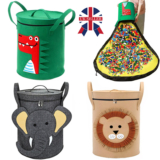 Large Toy Storage Box Organizer Bag For kids Playroom Storage Bin And Play Mat.