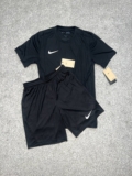 🔥 SMALL – NIKE DRI FIT SET SHORTS & T-SHIRT BLACK – BRAND NEW