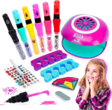 7-8-9-10-11-12-Year-Old Girls Gifts: Kids Nail Polish Set for Girls Toys Ages