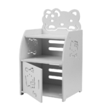 2 Tiers Nightstand & Cabinet End Table Sofa Kids Bedroom Living Room Storage uk