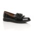 PRINCESS GIrls Black Patent Shoes with Diamante Buckle Hard Sole – UK Size 4