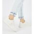 Lelli Kelly Eloise Girls Mary Jane Canvas Shoes in Bianco Fantasia LKED4911