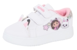 Girls Gabby’s Dollhouse Trainers Pandy Paws White Sports Shoes Plimsolls Pumps