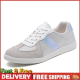 Women Sneakers Casual Walking Shoes Breathable Mesh Tennis Shoes (Blue 39)