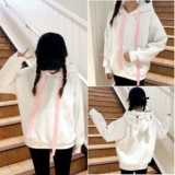 Women Girl Loose Pullover Sweatshirt Hoodies Top Japanese Bunny Cute Kawaii New