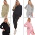 UK Women’s Yes, I’m Cold Christmas Jumper Fleece Hoodies Pullover Tops Plus Size