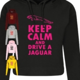 Keep Calm And Drive A Jaguar Slogan Birthday Gift Present Pullover Women Hoodies