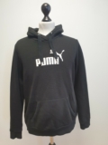 W287 WOMENS PUMA BLACK DRAWSTRING SWEATSHIRT SPORTS HOODIE 16 EU 44