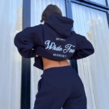 Girls Womens White BlackFox Ladies Fashion-Hoodies Casual Sweatshirts Pullover