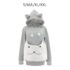 Women’s Long Sleeve Sweatshirt With Pocket Loose Streetwear Hoodies Tops