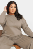 Yours Curve Women’s Plus Size Crew Neck Sweatshirt