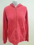 R362 WOMENS CHAMPION PINK SWEATSHIRT CASUAL HOODIE TOP UK M EU 38