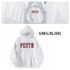Loose fit womens hoodie casual multicolored ribbed roundneck longsleeved top