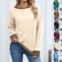 Womens Hoodie Sweatshirt Fashion Pullover Fall Clothes Soft with Pocket