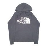 The North Face Spellout Hoodie Cotton Blend Sweatshirt Jumper Womens XS