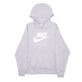 Nike Spellout Hoodie Cotton Blend Sweatshirt Jumper Womens XL