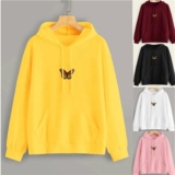 Women Hoody Hoodie Pullover Tops Sweater Sweatshirt Jumper Pockets Casual