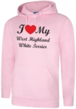 I Love My West Highland White Terrier Dog Unisex Hoody Hoodie Hooded Sweatshirt