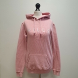 QQ605 WOMENS JACK WILLS PINK DRAWSTRING SWEATSHIRT HOODIE UK S 8 EU 36