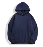 Men 500GSM Heavyweight Cotton Hoodie Autumn Winter Casual Solid Sweatshirt