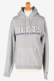 Champion Hoodie Sweatshirt Women Vintage Grey Size S -SW2776