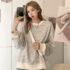 Women Girl Hooded Sweatshirt Hoodies Top Bunny Rabbit Cute Wave Japanese