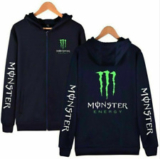 Popular MONSTER ENERGY Casual Zip Hoodie for Men and Women Sweatshirts UK