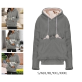 Pet Hoodies Sweatshirt Women Kitten Stylish Long Sleeve Autumn Gift Hooded
