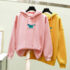 R354 WOMENS JACK WILLS PINK DRAWSTRING SWEATSHIRT CASUAL HOODIE UK 6 EU 34