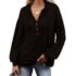 TT836 WOMENS FILA BLUE PINK OVERSIZED DRAWSTRING SWEATSHIRT HOODIE UK M 10 EU 38