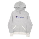 CHAMPION Hoodie Cotton Jumper Sweatshirt Womens S