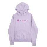 CHAMPION Hoodie Spellout Jumper Sweatshirt Womens S