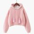 Women Printed Hoodie Long Sleeve Warm Casual Sweatshirts Tops